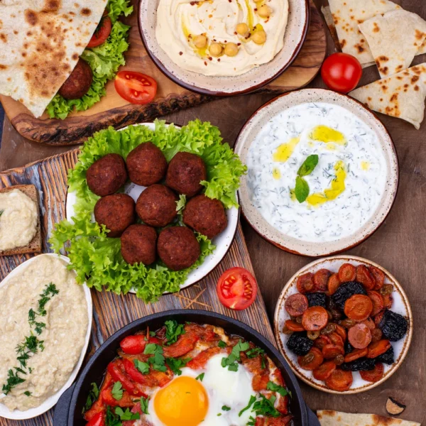 traditional-jewish-israeli-middle-eastern-food